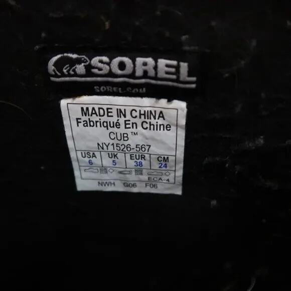 Sorel Shoes Kids 6 Boot Winter Snow Cub Purple Pull On Lined Warm Active Outdoor - Picture 14 of 15